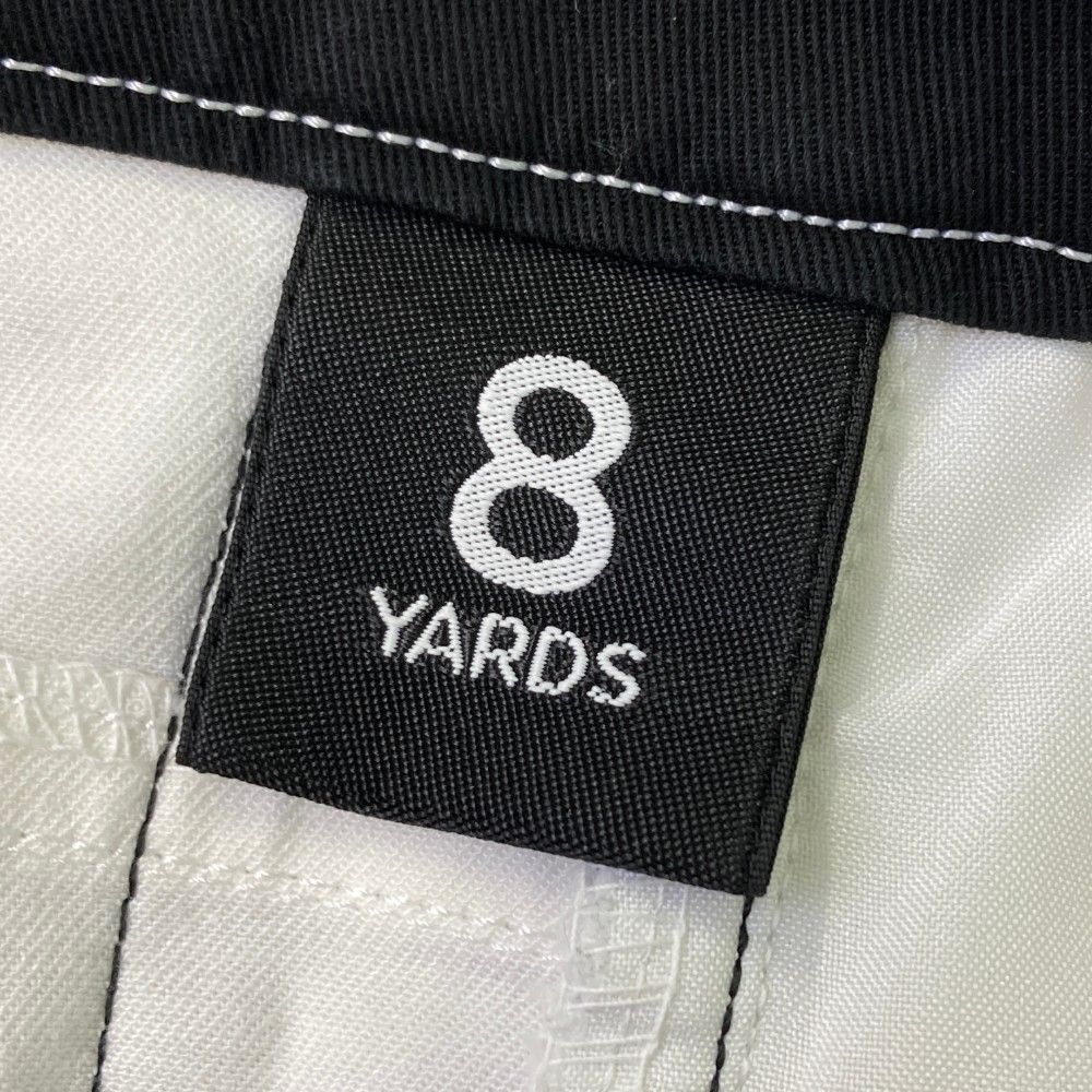 8YARDS ハチヤーズ ストレッチ パンツ ゴルフウェア ホワイト系 サイズ
