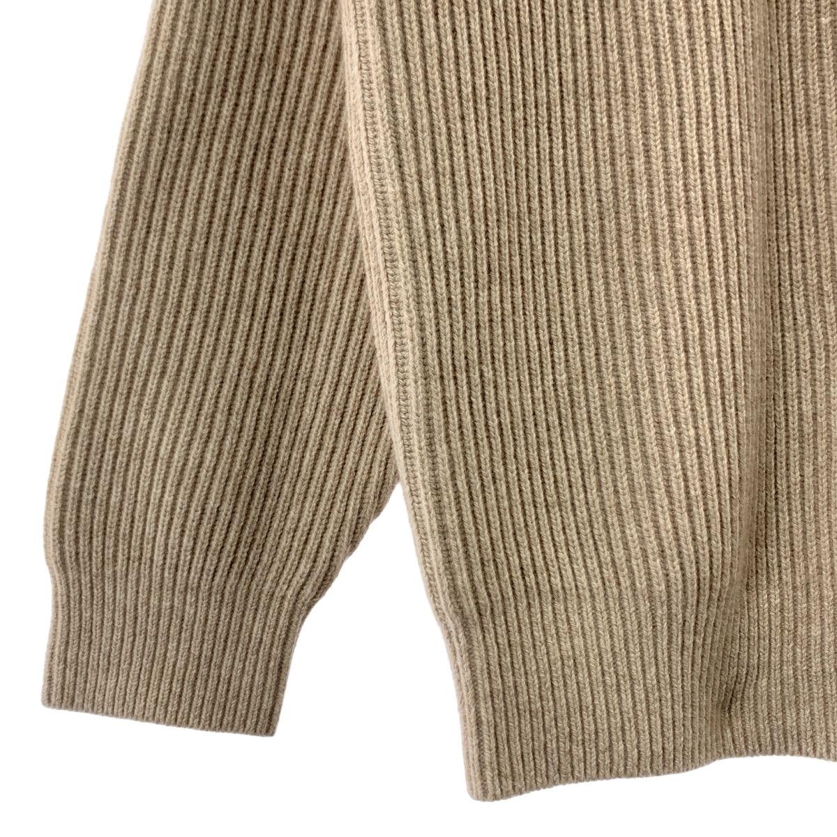 美品】 AURALEE / オーラリー | CASHMERE WOOL RIB KNIT BIG P/O 