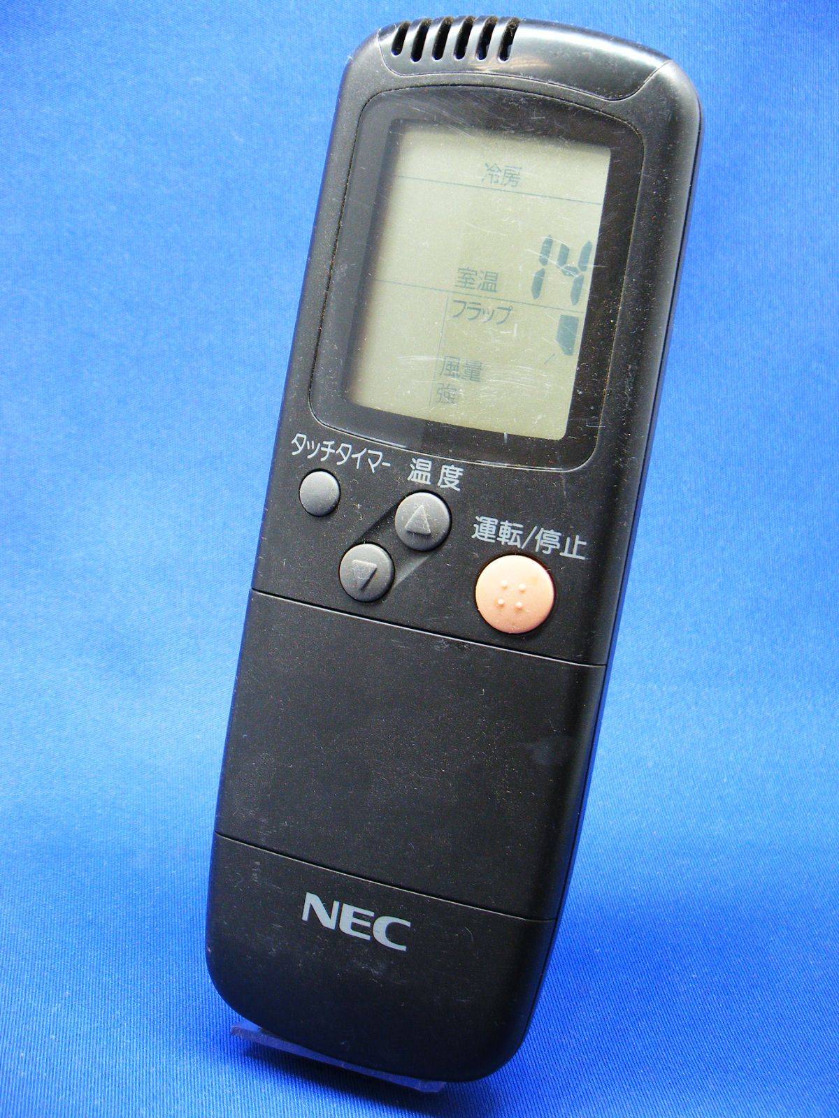 アイボリー×レッド NEC エアコンリモコン NER-V40A2(K)