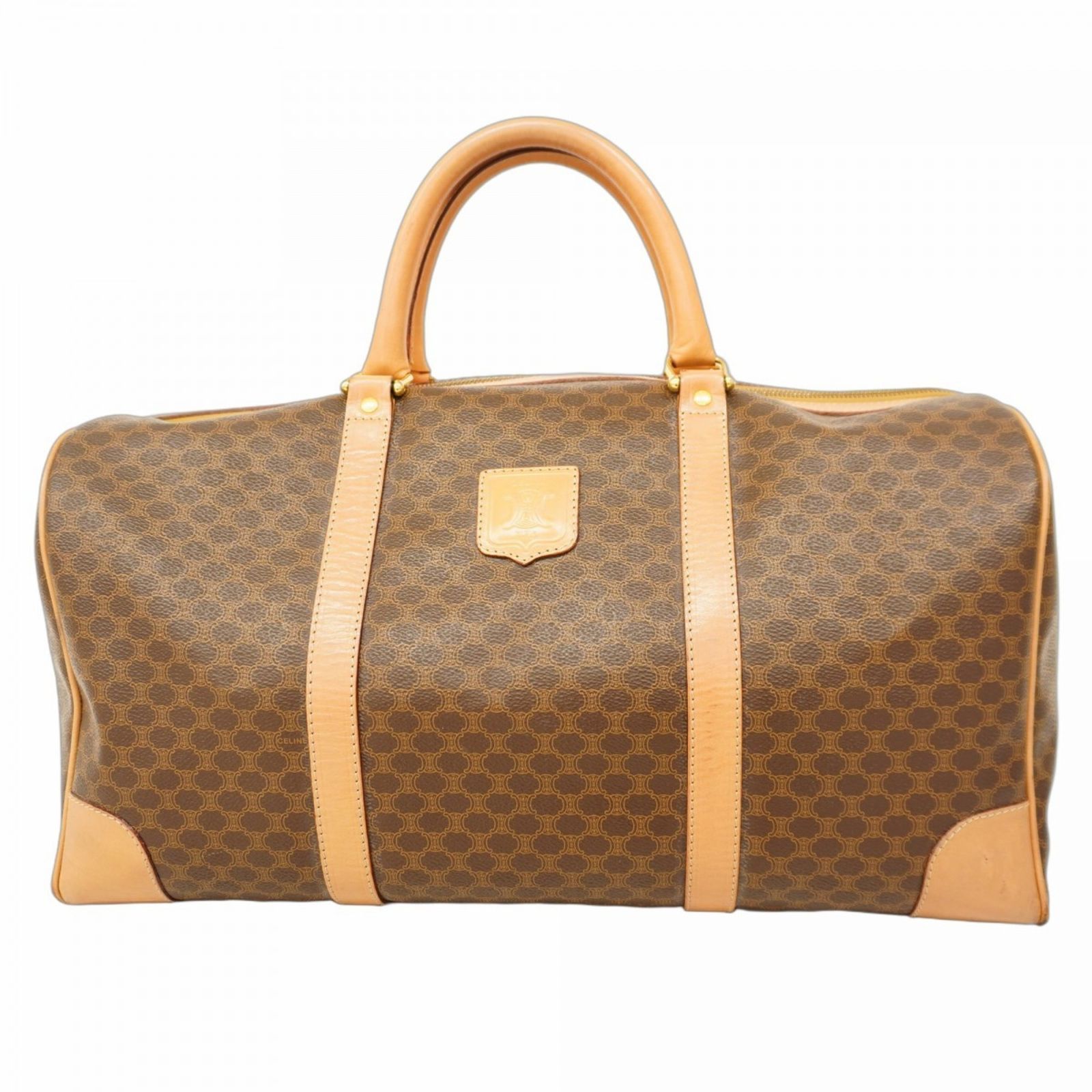 セリーヌ(Celine) セリーヌ ボストンバッグ マカダム ブラウン