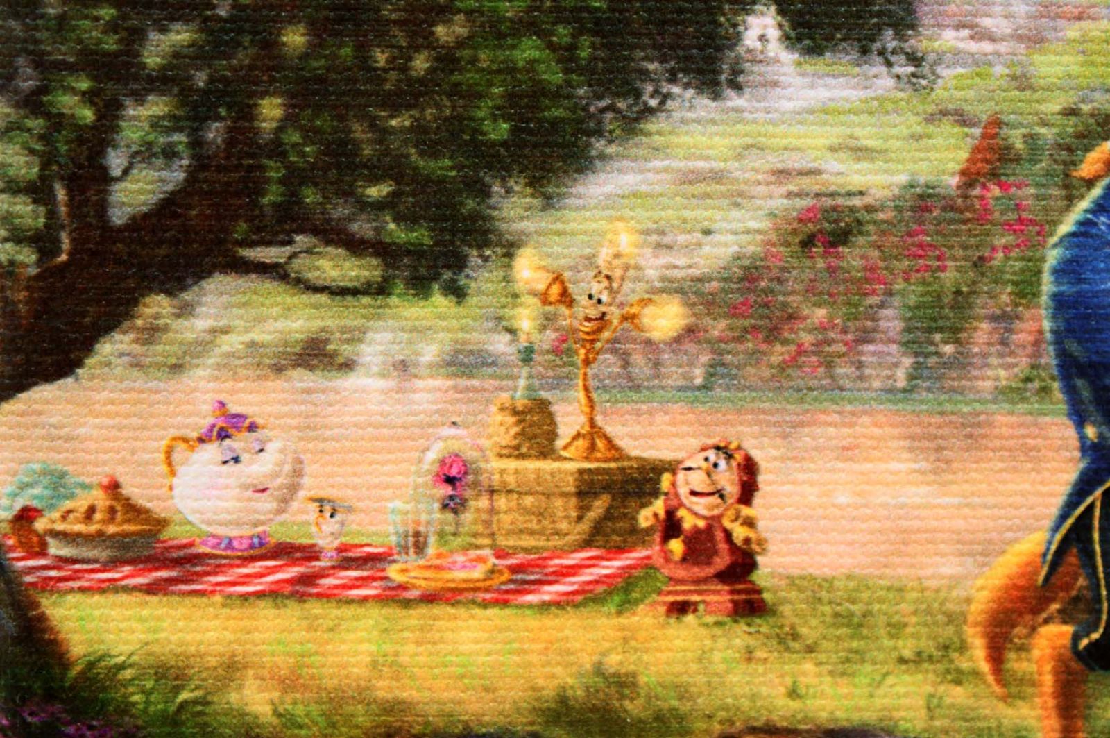 ディズニー/トーマス キンケード「美女と野獣2」展示用フック付