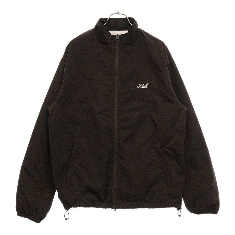 KITH (キス) Wrinkle Nylon Windsor Panelled Track Jacket ロゴ刺繍