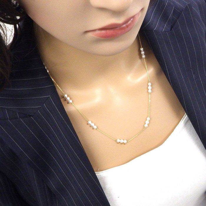 タサキ 田崎真珠 TASAKI ネックレス デインジャー ネオ P-16940-18KYG 