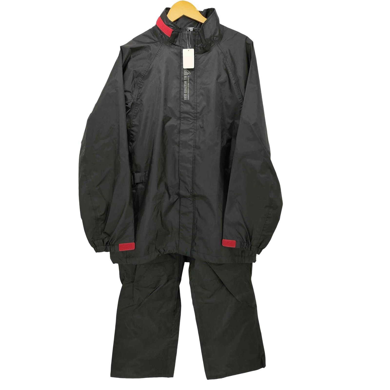 イージス AEGIS ワークマン 3レイヤー透湿レインスーツ バイカーズ セットアップ メンズ  5L