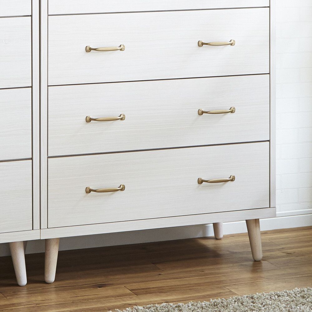 家具職人制作 チェスト ホワイト 幅80cm ５段 北欧風 リビング収納 収納家具 木製 ナチュラル