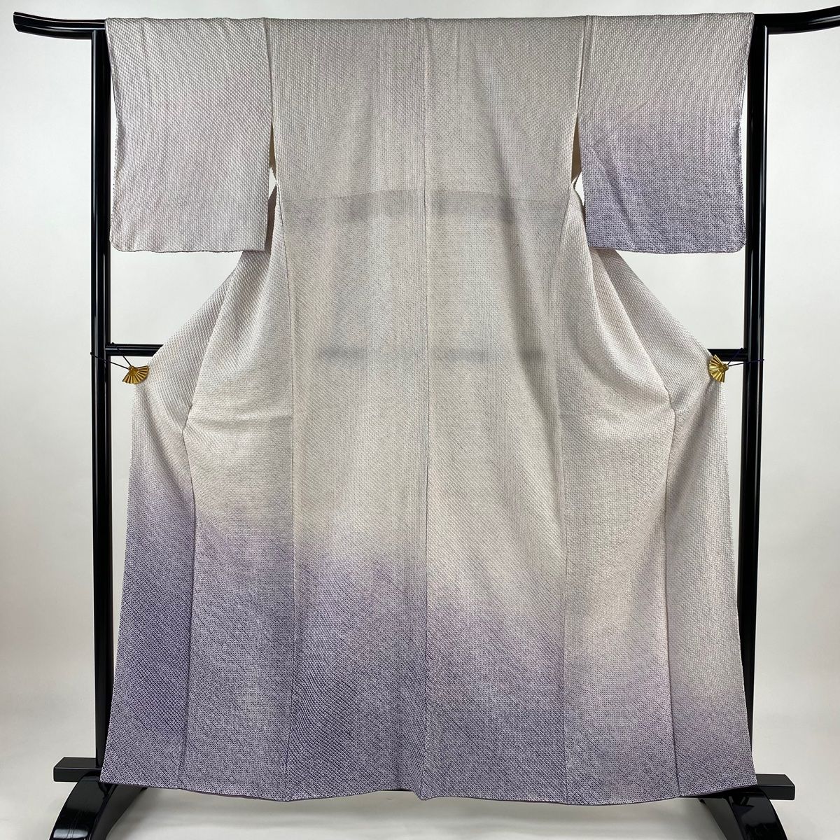 平和屋着物▽訪問着 松竹梅流水花文 暈し染め 金銀彩 正絹 逸品