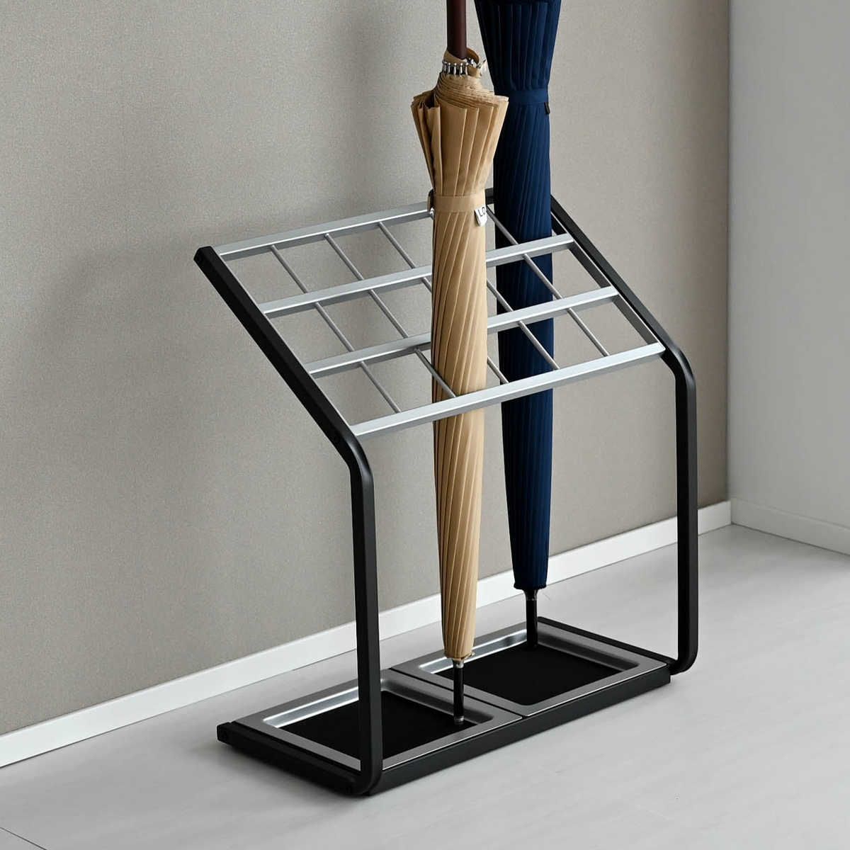 山崎実業 かさたて US-MV （ 4903208062954 傘立て フレーム 18本用 省スペース 玄関収納 傘たて アンブレラスタンド 傘 玄関 収納 業務用 オフィス 店舗 大容量 おしゃれ スタンド カサ立て かさた