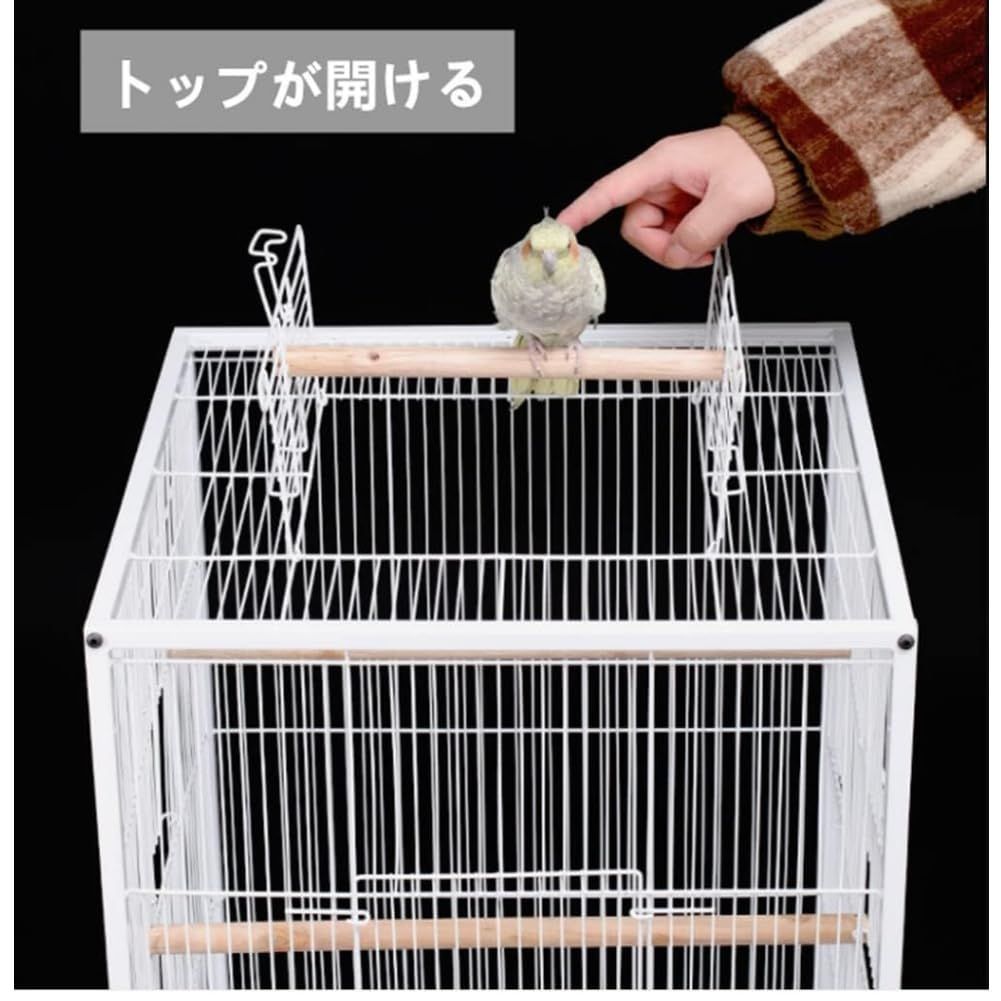 サイズ45.5*45.5*92cmの鳥かごにぴったり
