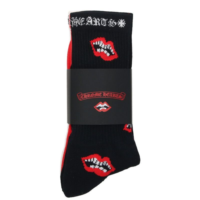 クロムハーツ PRO 99 EYES Socks 99アイズチョンパー刺繍靴下 メンズ M
