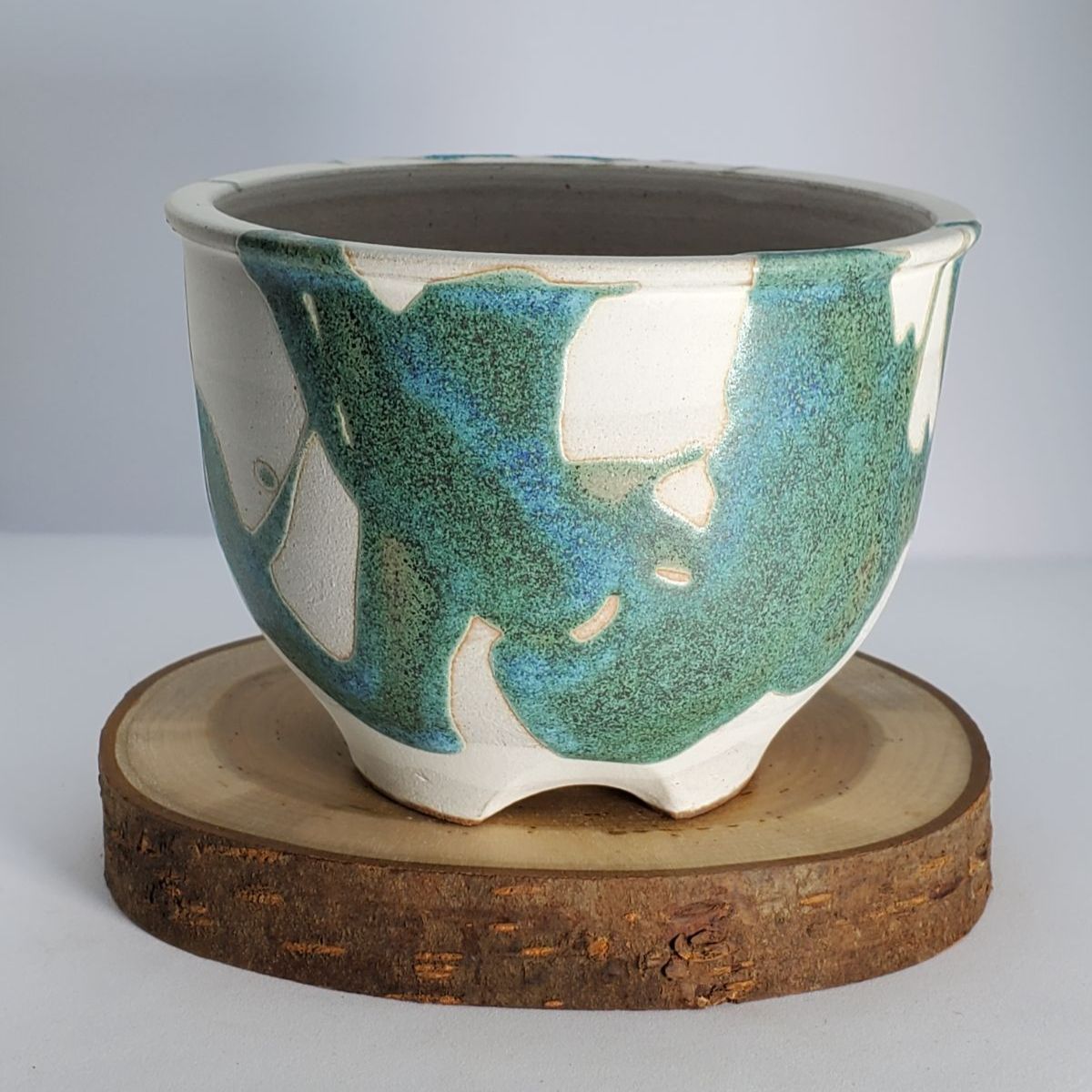 J6 自然石風植木鉢 特殊な鉢 水盤 京鞍馬風特殊な鉢 水盤60センチ J6