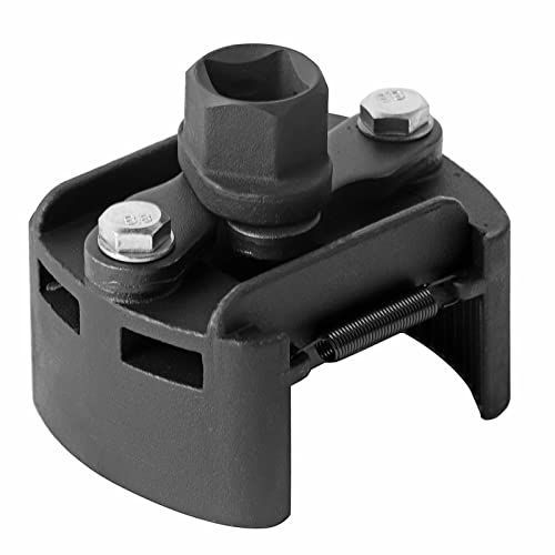 Keenso オイルフィルターレンチ 2ジョー オイルフィルタース 汎用 60mm- 80mm 調整可能
