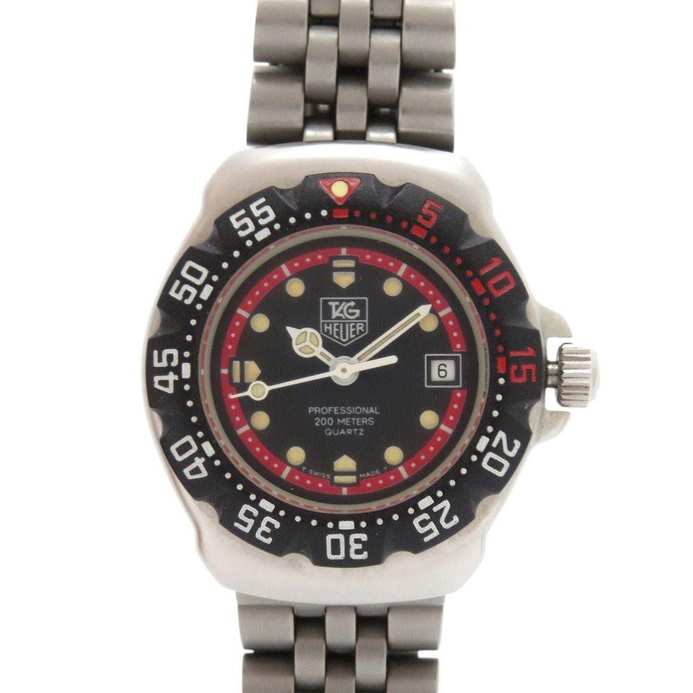 タグホイヤー 腕時計 TAG Heuer プロフェッショナル タグホイヤー プロフェッショナル200m WA1415 黒文字盤