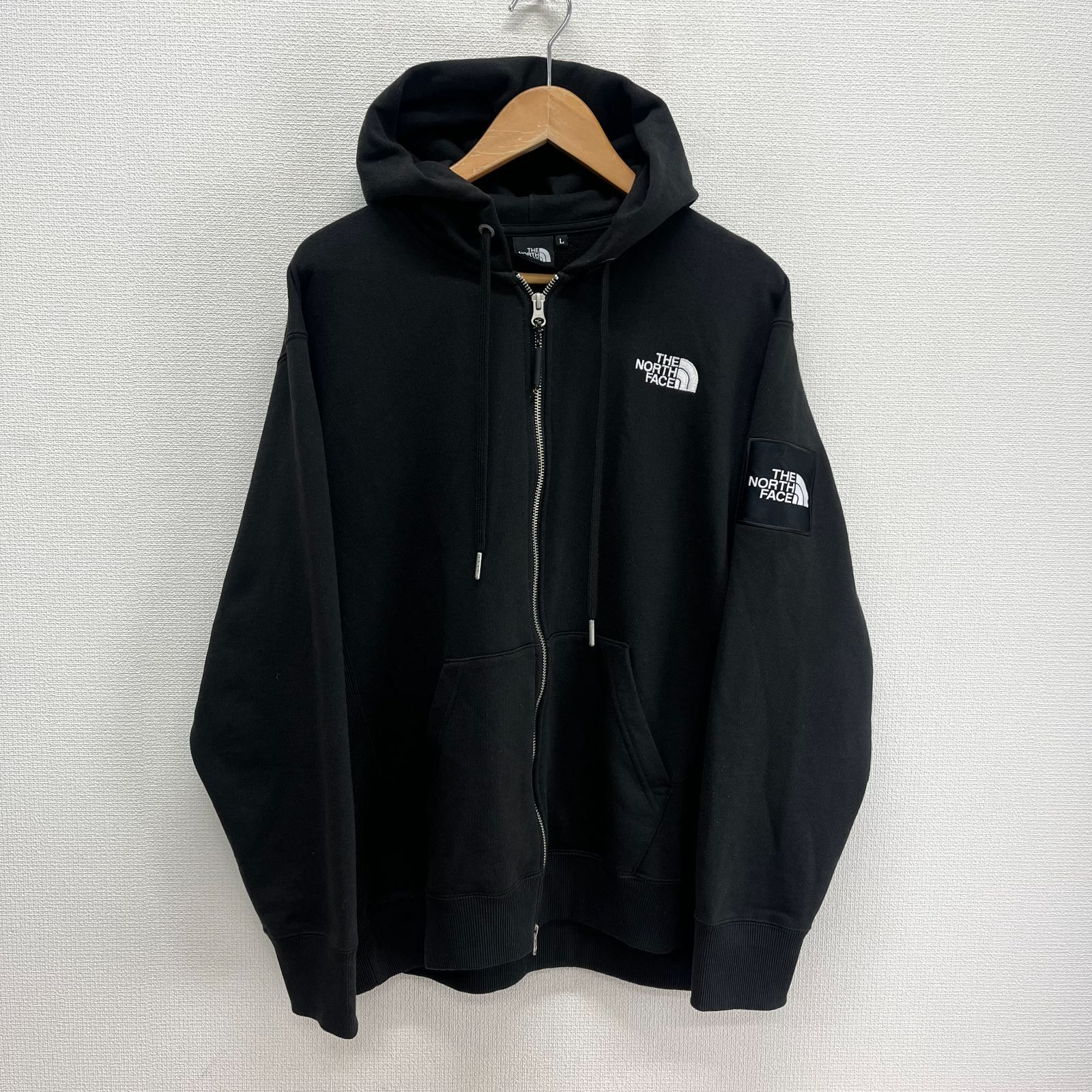 THE NORTH FACE ノースフェイス NT12335 SQARE LOGO FULLZIP スクエア 