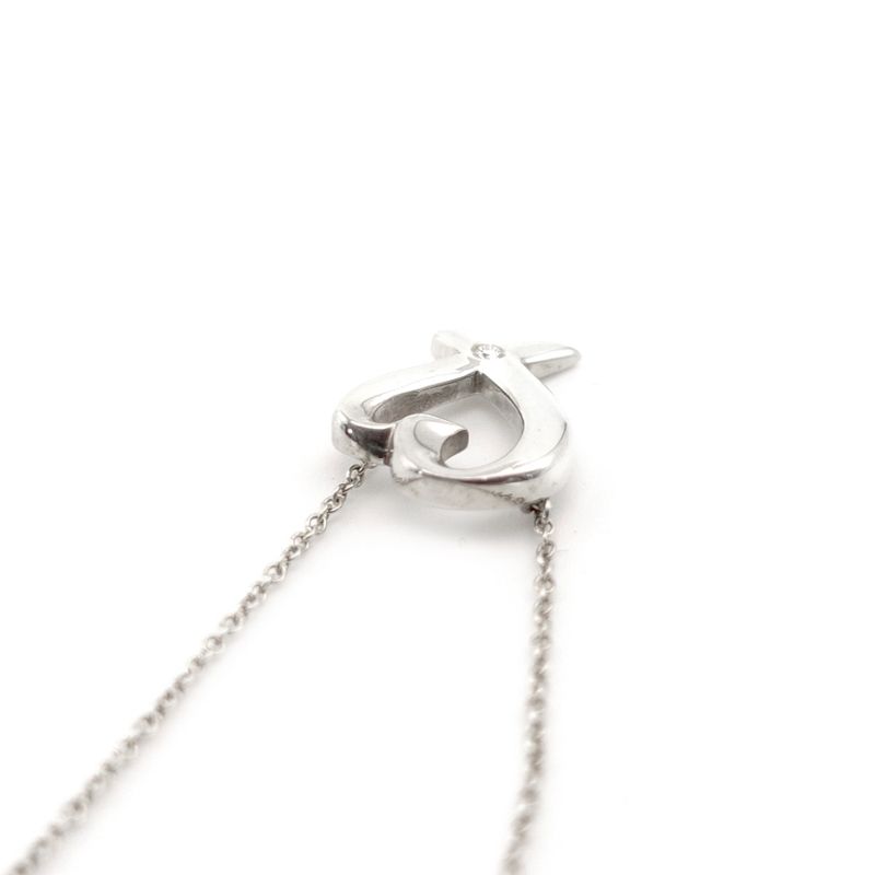 ティファニー Tiffany&Co. ラビングハート ネックレス 1P ダイヤ