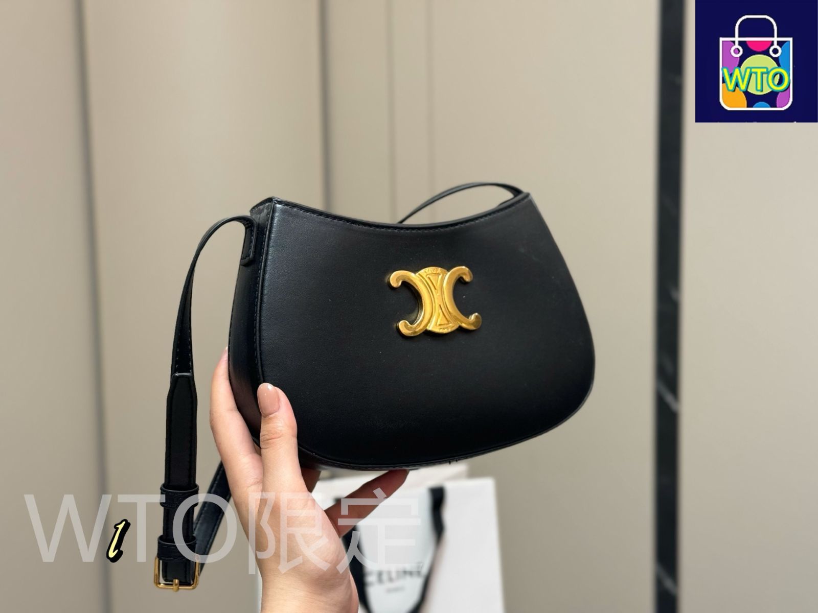 今日特価】Celine セリーヌ ティリー 牛皮製で可愛らしく復古風