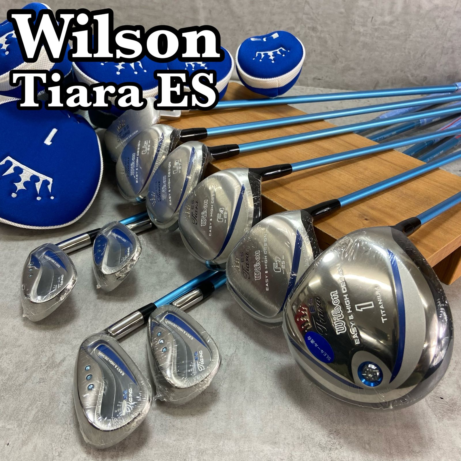♥シュリンク付き ウィルソン ティアラ レディースゴルフ クラブセット 10本 L 右利き用 Wilson Tiara