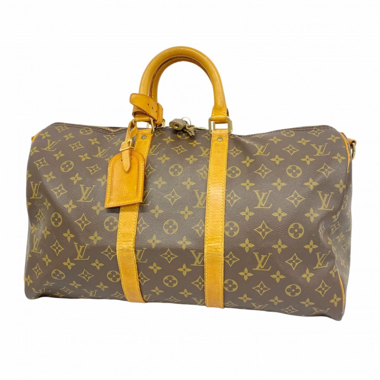 ルイ ヴィトン Louis Vuitton ルイ ヴィトン ボストンバッグ モノグラム キーポルバンドリエール45 M41418 ブラウンメンズ レディース