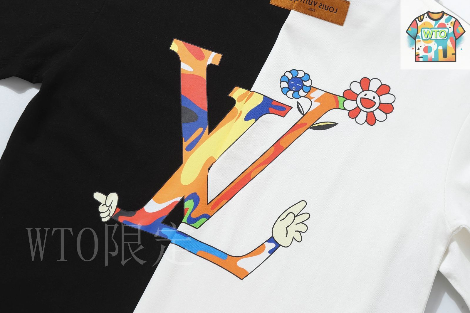 今日特価】Louis Vuitton ルイ・ヴィトン アート風 T - メルカリ