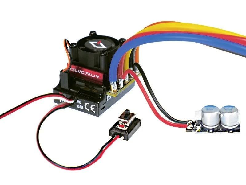 quicrun 10BL120G2 クイックラン ラジコン ミドルクラス ホビーウィング 1 10スケール 4A 6V-7.4V 1 10用 BEC内蔵 ブースト QuicRUN-10BL120-G2-SENSORED ターボ HOBBYWING