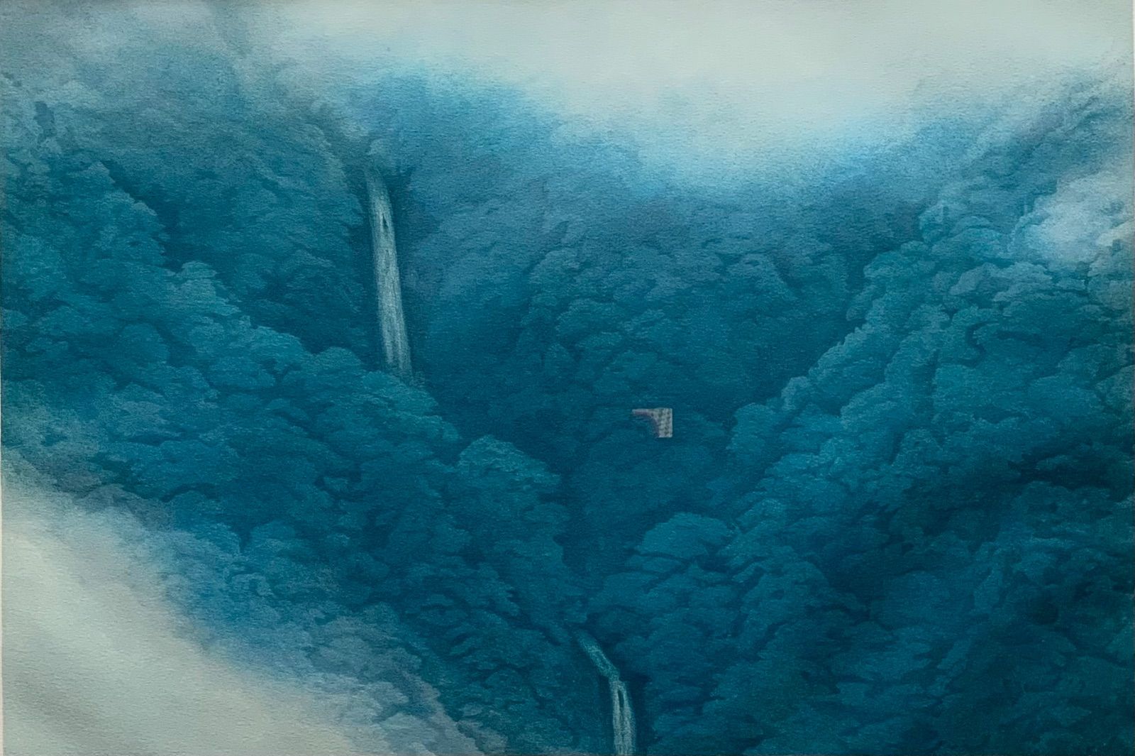 断捨離中　東山魁夷　新復刻版画　『白馬の森』　500部　制作　アトリエMMG 断捨離中 東山魁夷 新復刻版画 『白馬の森』 500部 制作