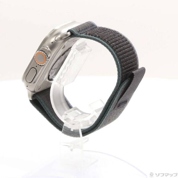 〔 品〕 Apple Watch Ultra 2 GPS Cellular 49mm チタニウムケース ブルー ブラックトレイルループ 269