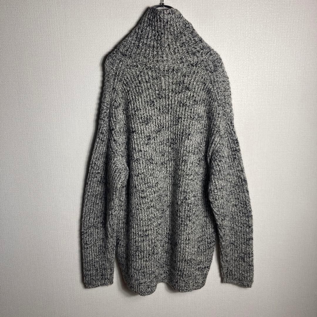 【美品】オーラリー　ジップタートル　ニット　ウール　アルパカ　サイズ4 美品】オーラリー ジップタートル ニット ウール アルパカ