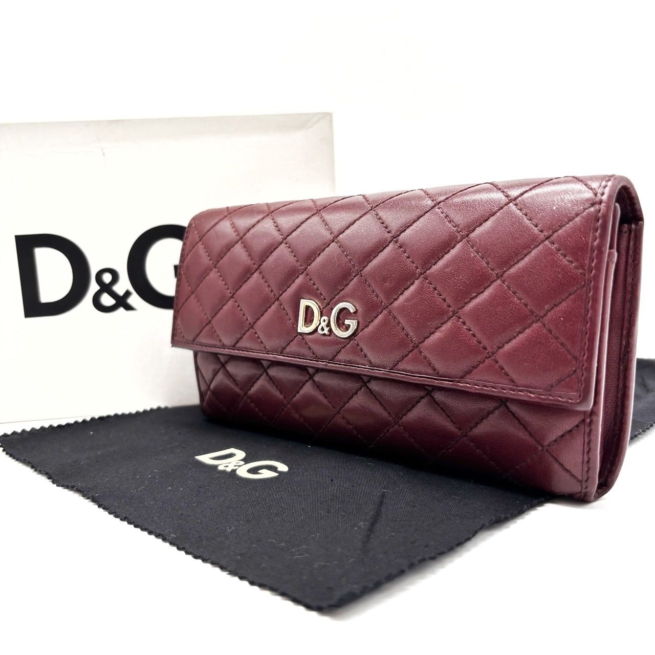 良品】 D&G Dolce＆Gabbana ドルチェアンドガッバーナ 長財布 ロング 