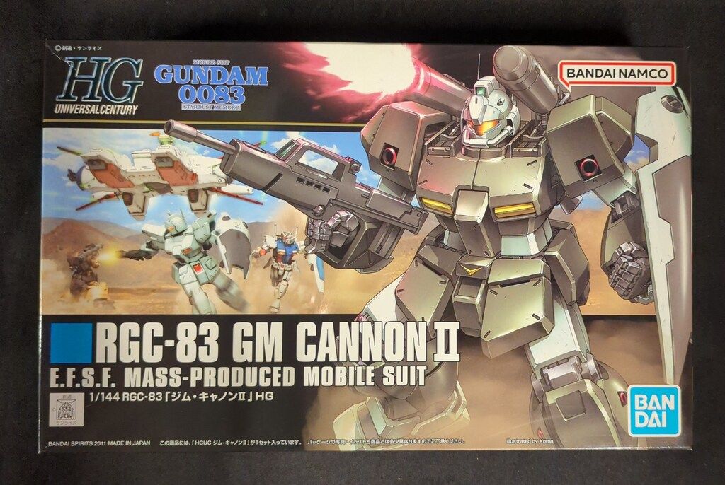 BANDAI SPIRITS HGUC 1/144 バンダイナムコ版 ジム・キャノンII 125