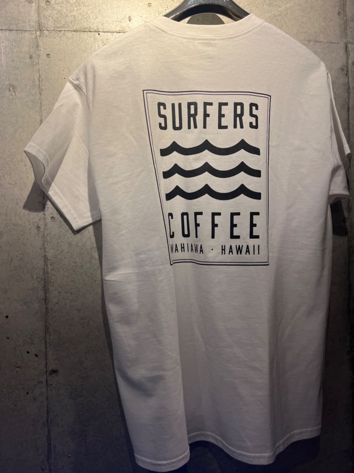 白 XLサイズ サーファーズコーヒー Tシャツ surfers coffee