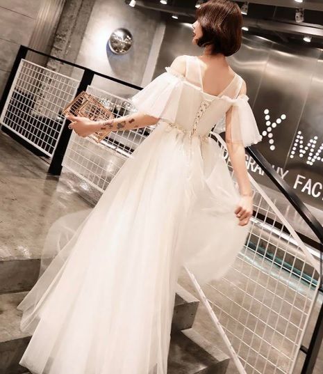 イベント 結婚式 S 7号 ロング ドレス OPN1021