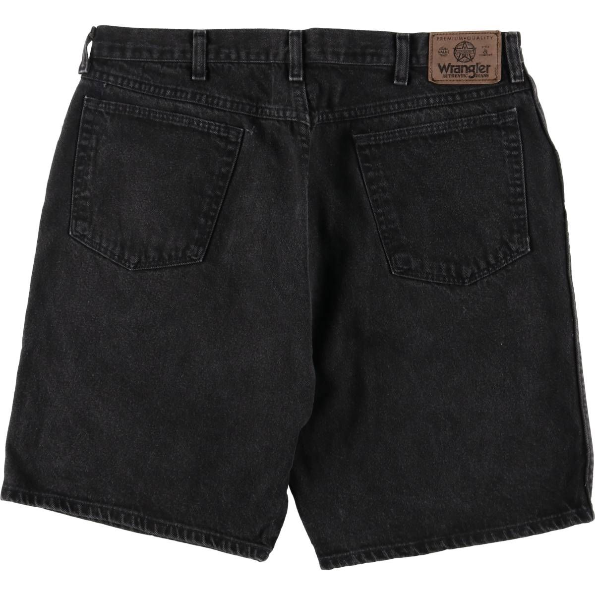 Wrangler ブラックデニムショーツ