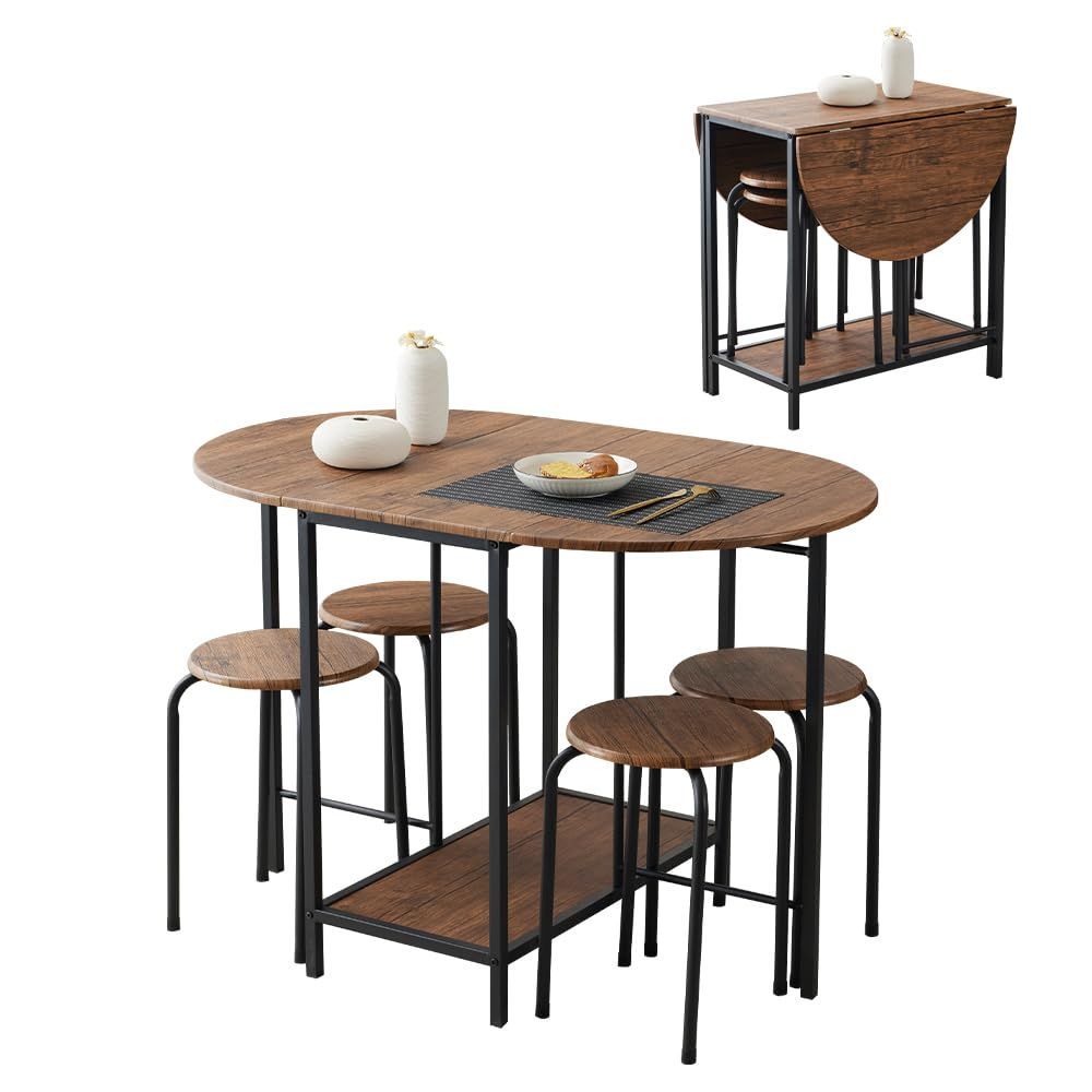 木製ダイニングテーブル アームチェア4脚セット こたつ 【直接引取