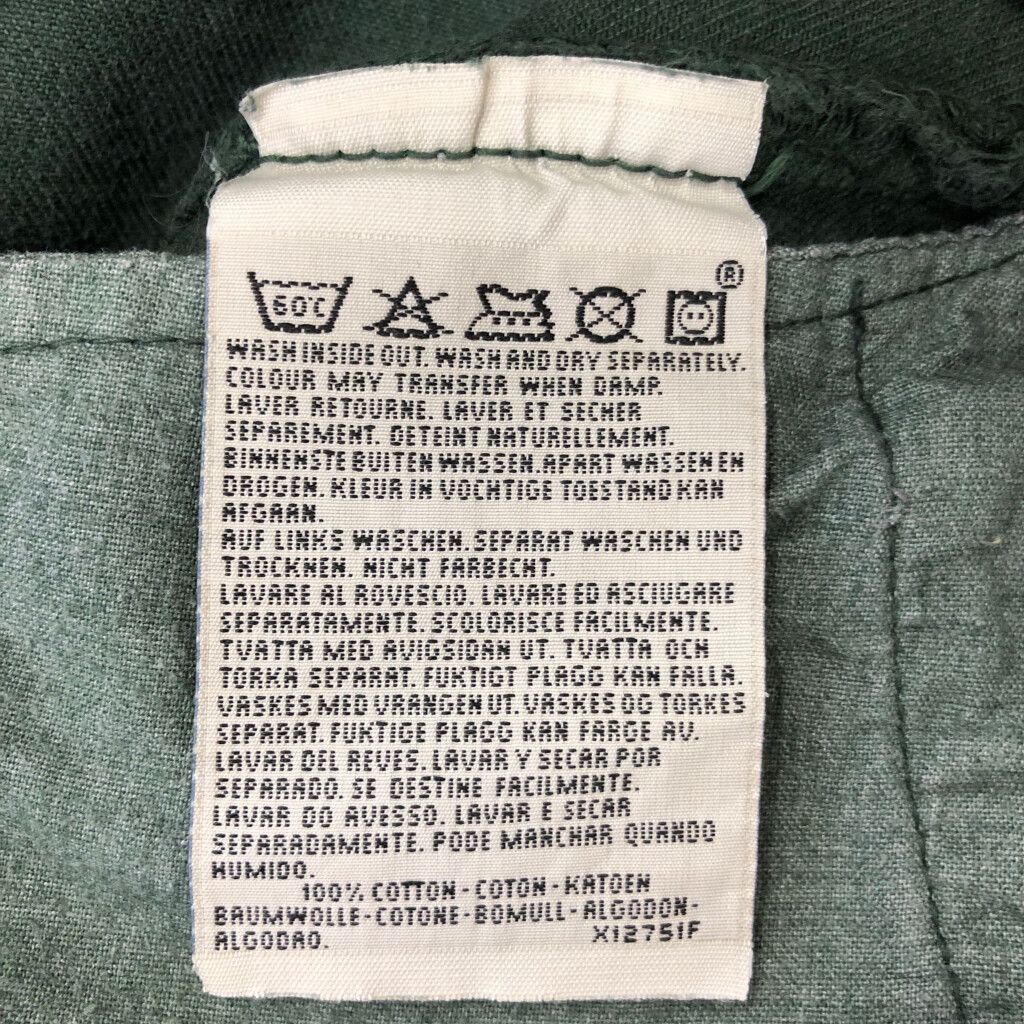 90年代 USA製 Levi's リーバイス 501 カラー デニムパンツ アメカジ グリーン (メンズ W34 L32) 中古 古着 P9795