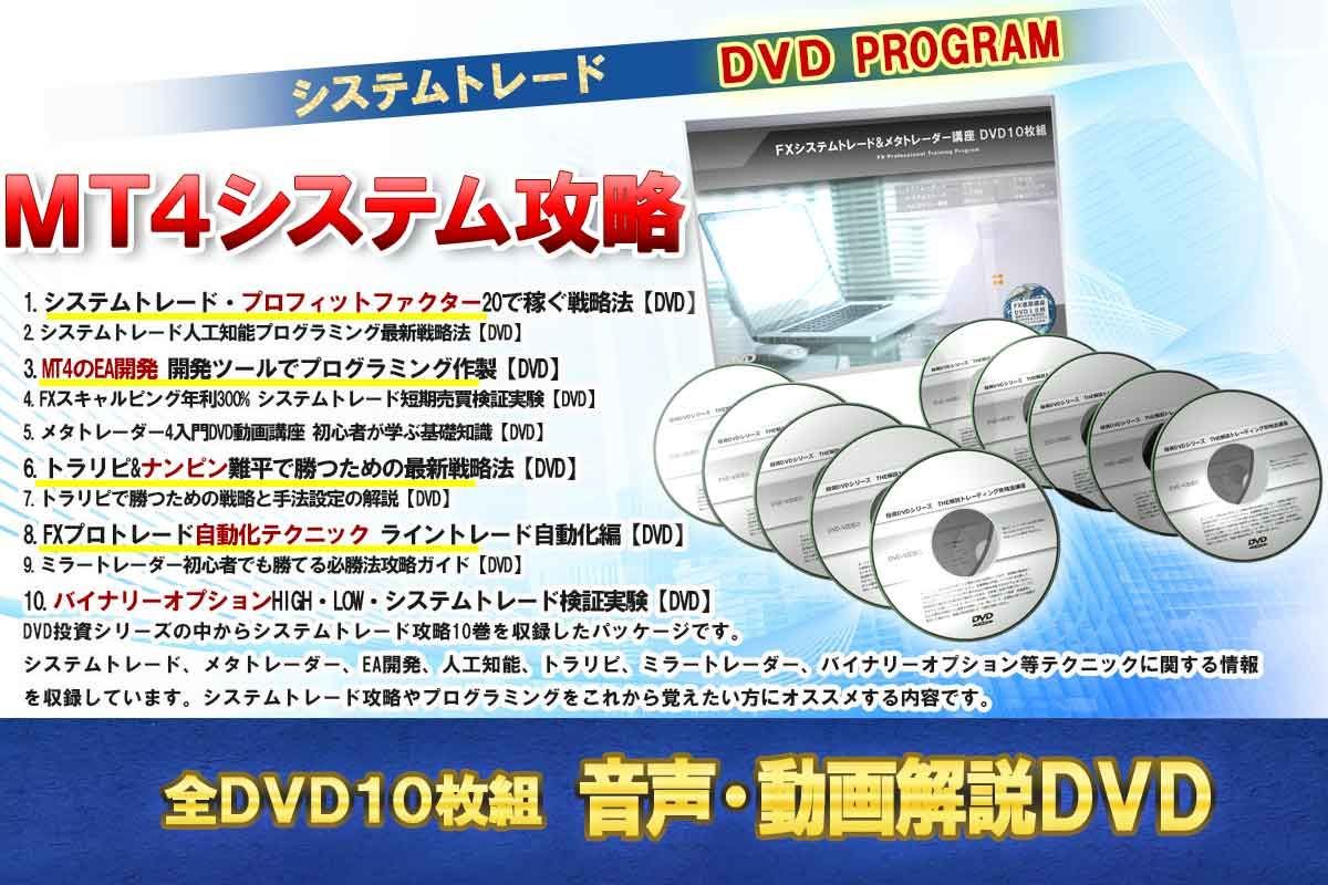 FXシステムトレードu0026メタトレーダー講座 DVD10枚組