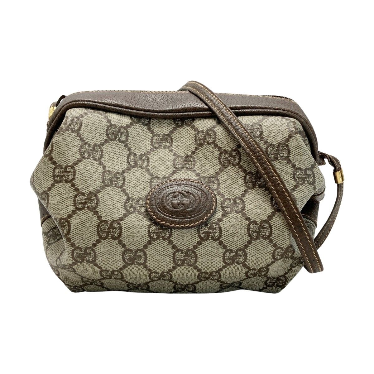 GUCCI グッチ GG キャンディショルダーバッグ 007.115.0086 ブラウン PVC×レザー グッチ 布袋有