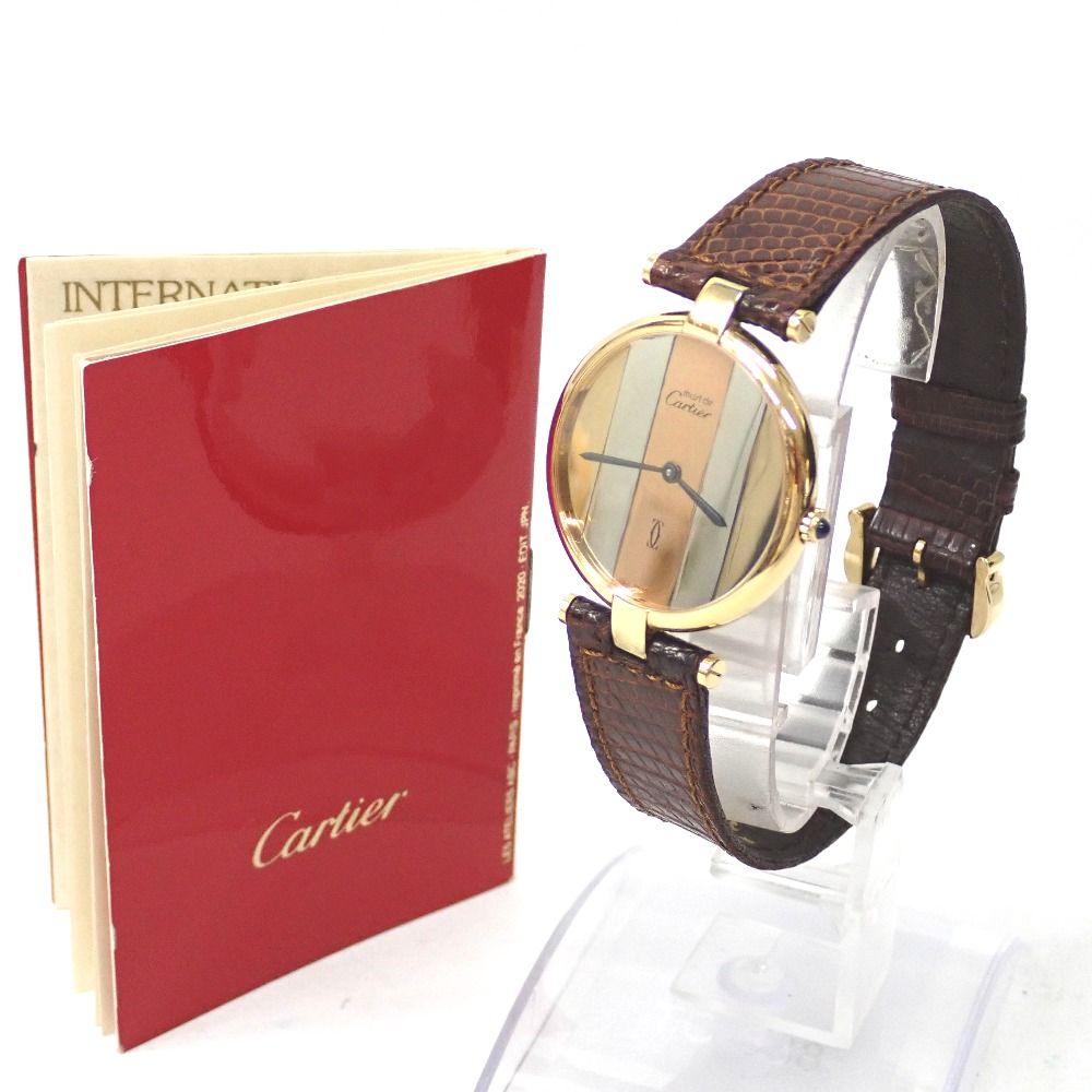 Ft623042 カルティエ 腕時計 マスト ヴァンドーム スリーカラー  