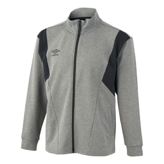 umbro アンブロ スウェジャージャケット 杢グレー L UUUVJF15 MGRY | スポーツ スポーツ用品 運動 服 衣類 ウエア スポーツウェア トップス ジャージ 着心地 機能性 ストレッチ 吸汗 万能 快適 デザ