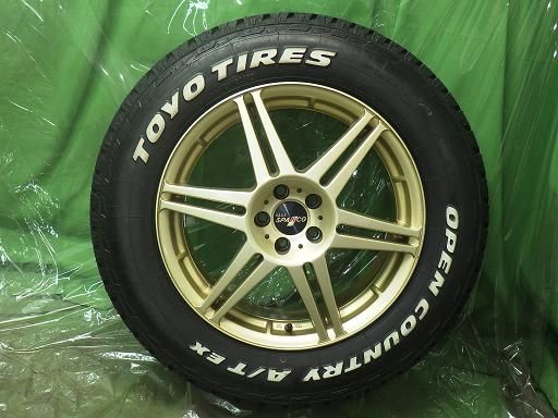 TOYO 23年 RALLY SPARCO 17インチ トーヨー オープンカントリー