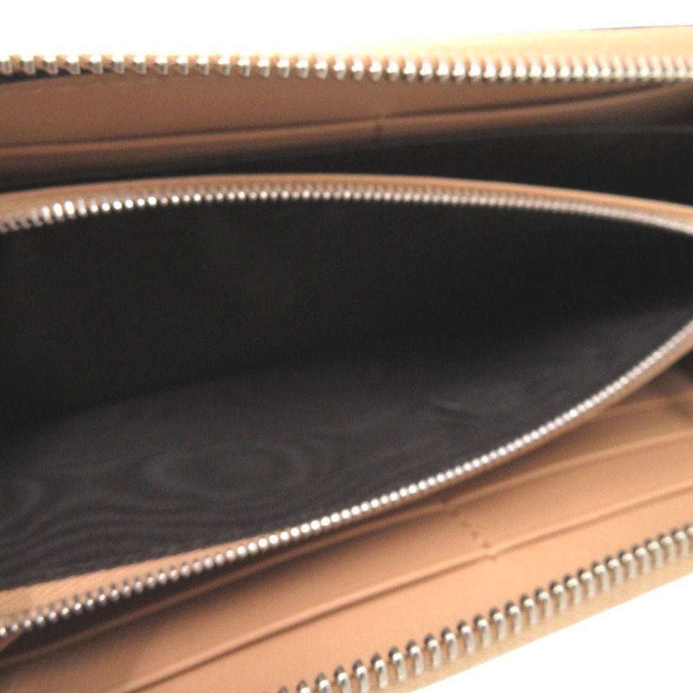 新品同様 グッチ ラウンドファスナー 長財布 クロコダイル ベージュ  