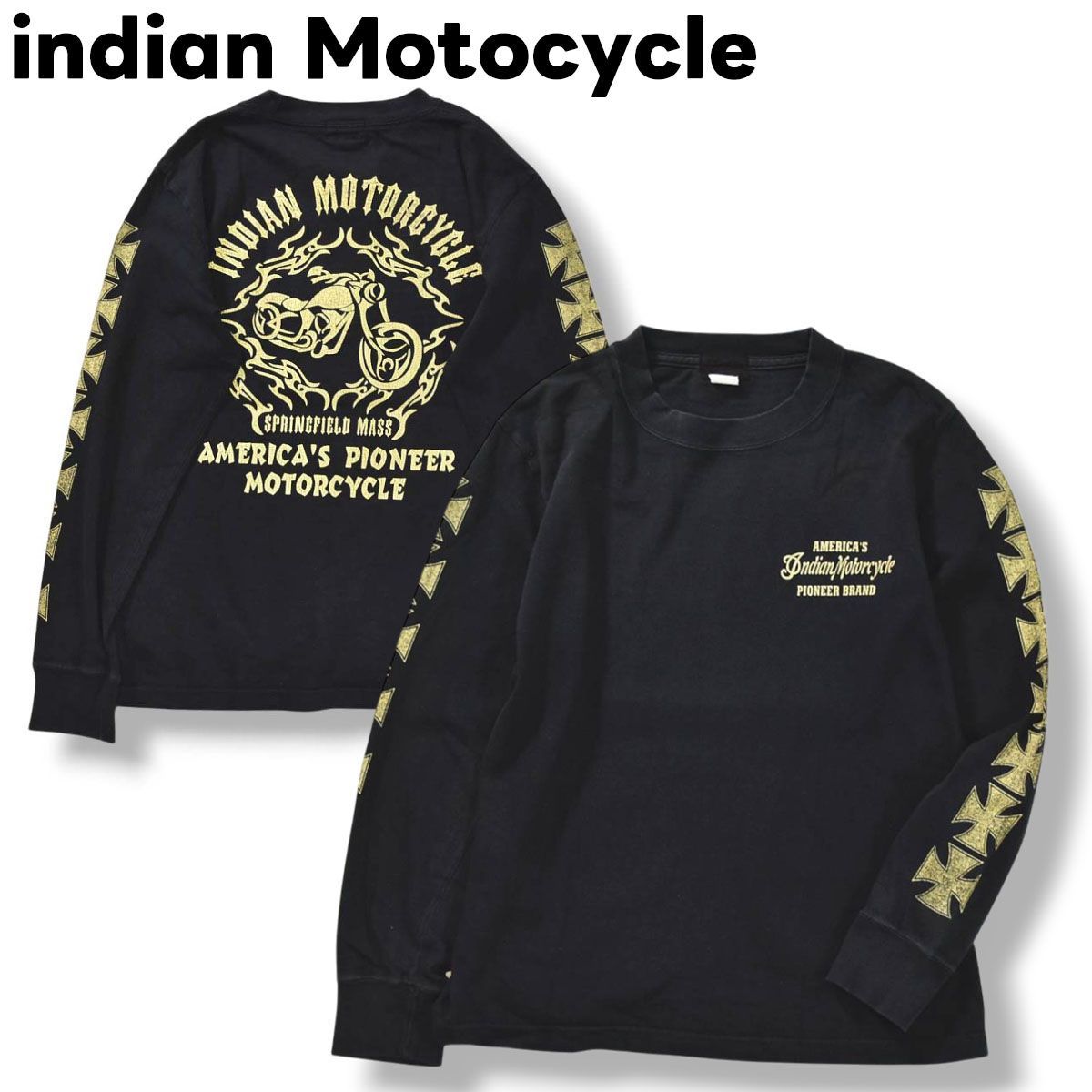 インディアンモーターサイクル 長袖 Tシャツ ロンT 袖プリ 楽天市場】Indian Motorcycle インディアン モーターサイクル