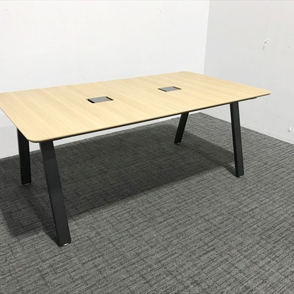 ミーティングテーブル 完成品 ダイニングワークテーブル プラス プレーン