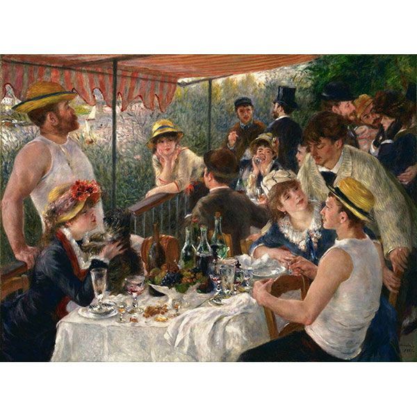 ルノワール 油彩画 舟遊びの昼食 舟遊びをする人々の昼食 - Wikipedia