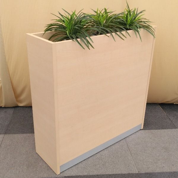 観葉植物台 ベージュ パーテーション