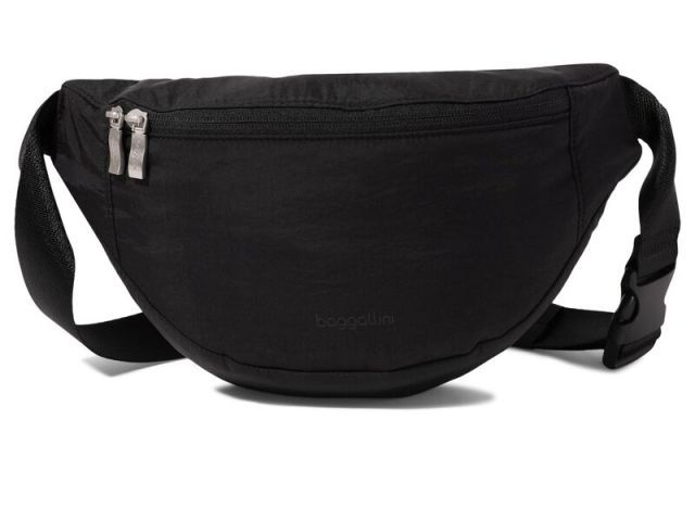 (取寄) バッガリーニ レディース モダン ベルト バッグ スリング Baggallini women Modern Belt Bag Sling Platinum Ecopuff 取寄) バッガリーニ レディース モダン ベルト バッグ スリング