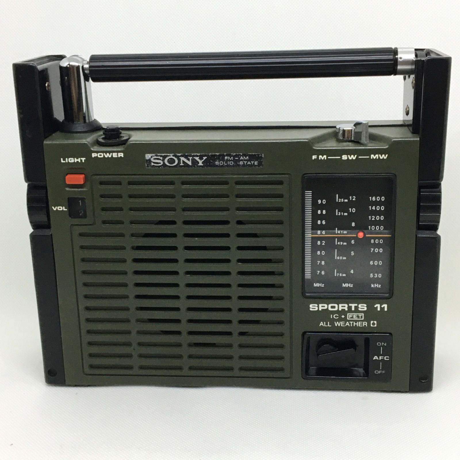 整備品 ソニー SONY Sports11 ICF-111 アウトドア仕様