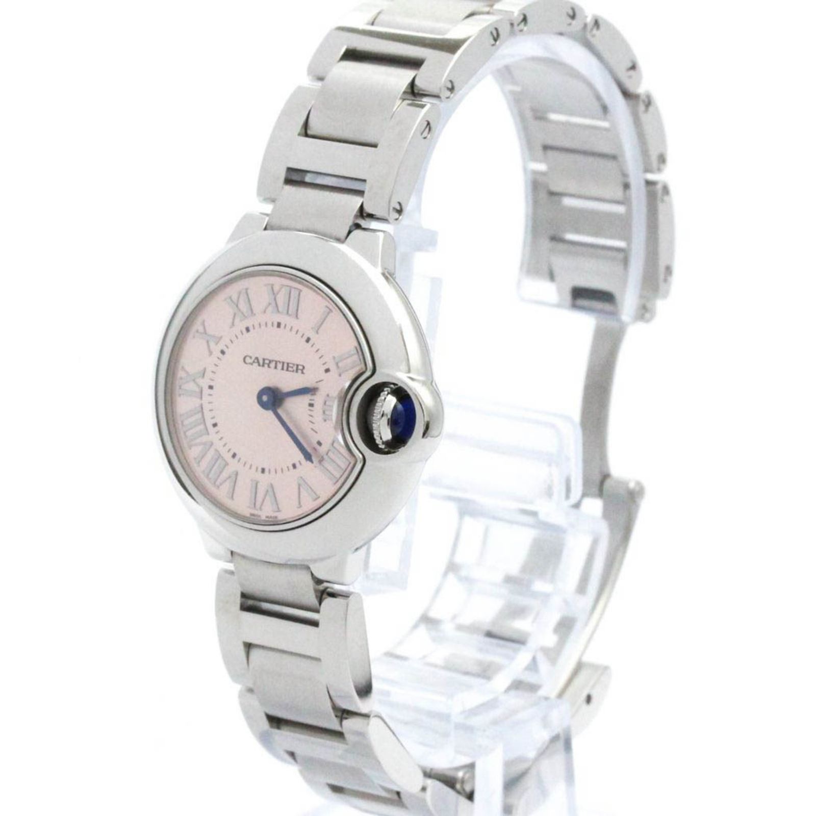 カルティエ (CARTIER) バロンブルー SM ステンレススチール クォーツ