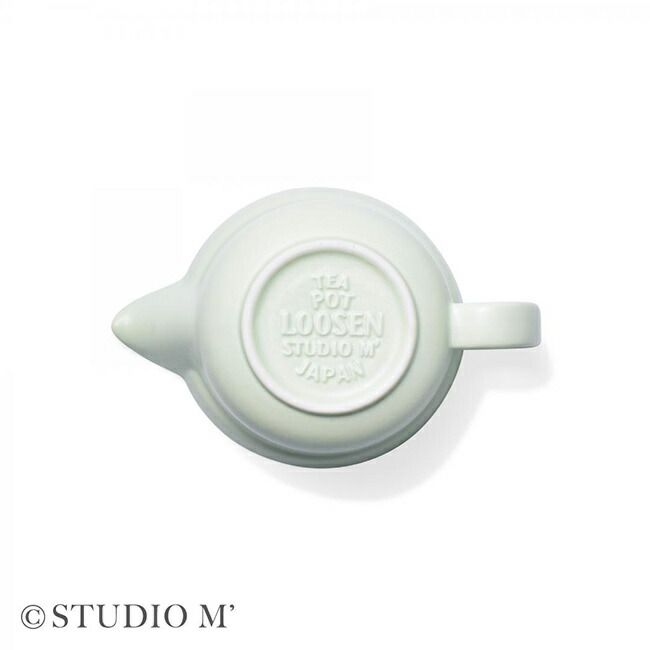 【ミント 182452】studio m&rsquo; スタジオエム ルースン ポット(急須 ティーポット 陶器 磁器 おしゃれ 日本製 紅茶 煎茶 ハーブティー)