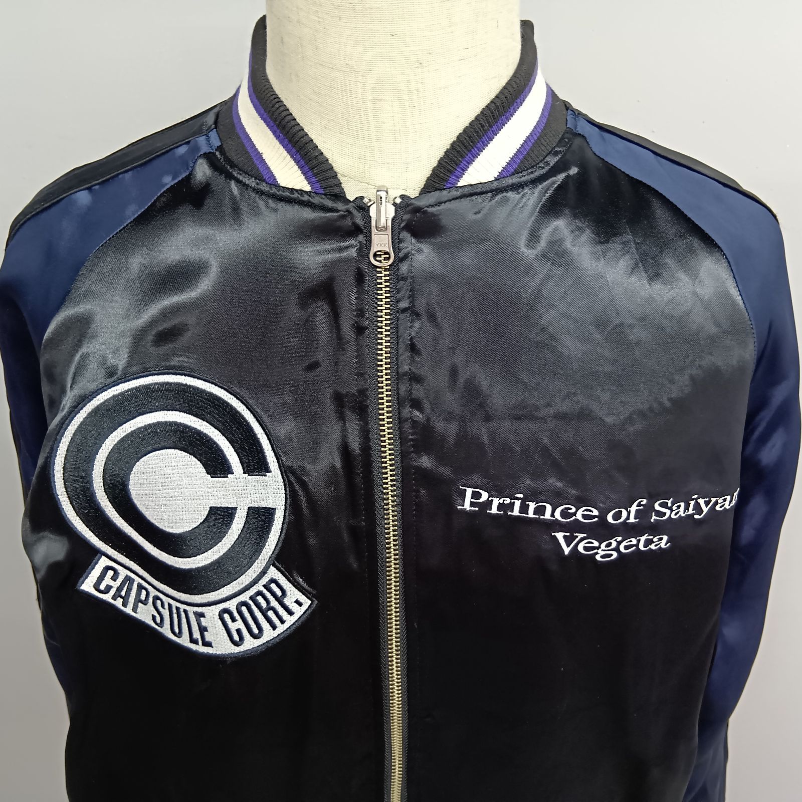 絡繰魂✖️ドラゴンボールZ 超サイヤ人ベジータ リバーシブルスカジャン 2XL imgrc0080277386.jpg