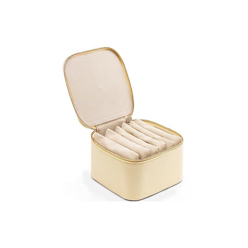 Vlando ジュエリーボックス 携帯用 コンパクト アクセサリー