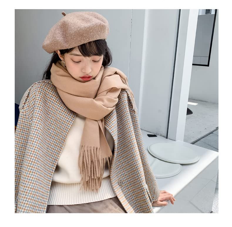  まもなく終了 レディース 秋冬 マフラー カシミヤタッチ 無地 ウールタッチ 厚手 グリーン ショール 大判 大判ストール 黒 ストール かわいい Minaki 男女兼用 防寒 Metico おしゃれ マフラー キッズファッション小物